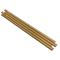 I-WOOD AKUSTIKPANEL EG BRUN OLIE 17 X 300 X 2400 MM