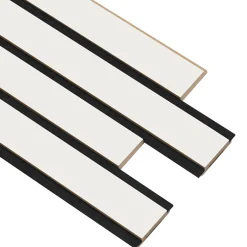 I-WOOD AKUSTIKPANEL EG HVIDMALET 16 X 300 X 2400 MM