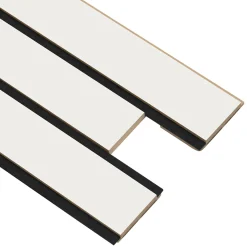 I-WOOD AKUSTIKPANEL EG HVIDMALET 16 X 300 X 2400 MM
