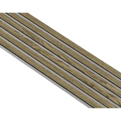 I-WOOD AKUSTIKPANEL EG MØRKEBRUN OLIE 17 X 300 X 2400 MM