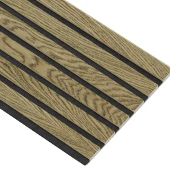 I-WOOD AKUSTIKPANEL EG MØRKEBRUN OLIE 16 X 300 X 2400 MM