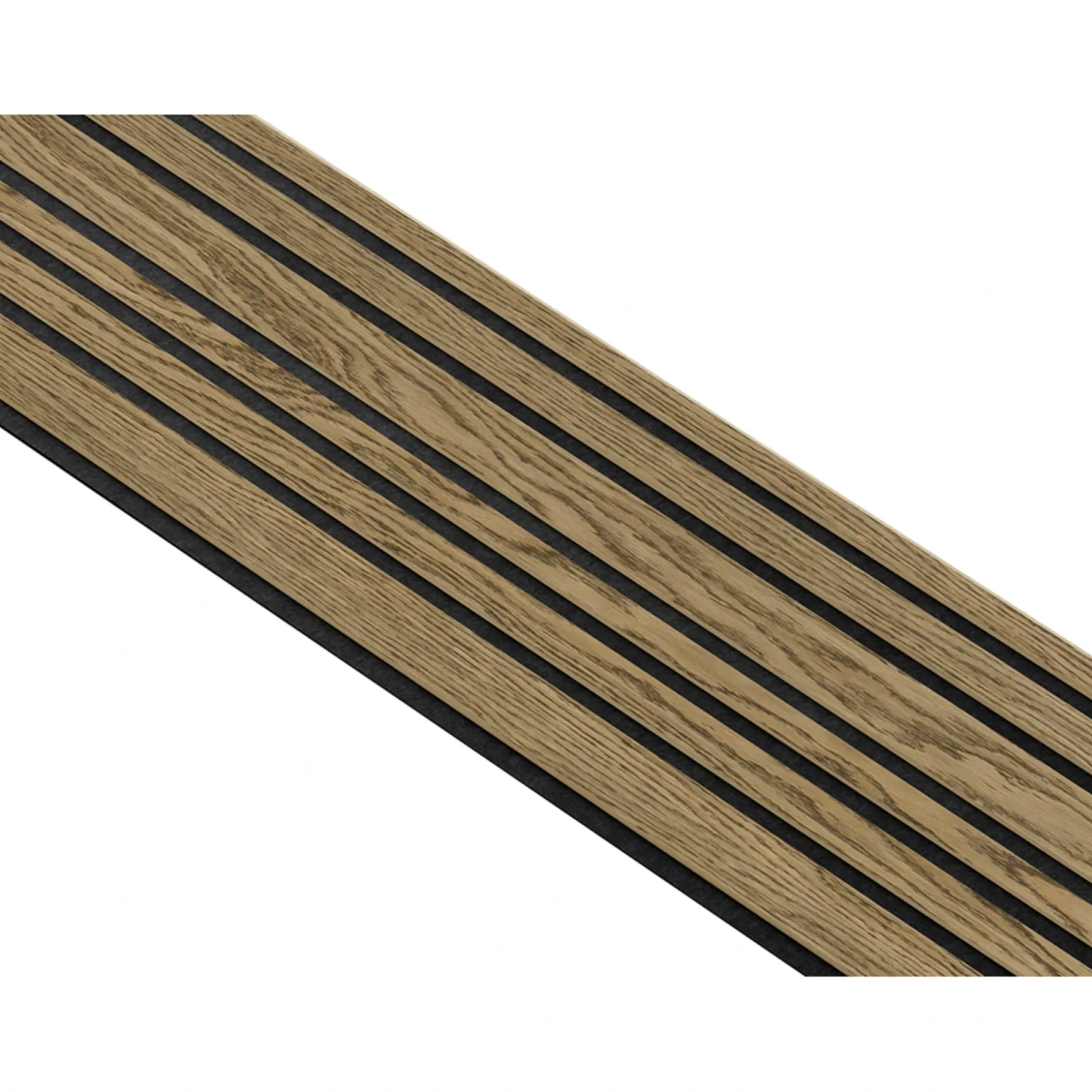 I-WOOD AKUSTIKPANEL EG MØRKEBRUN OLIE 16 X 300 X 2400 MM