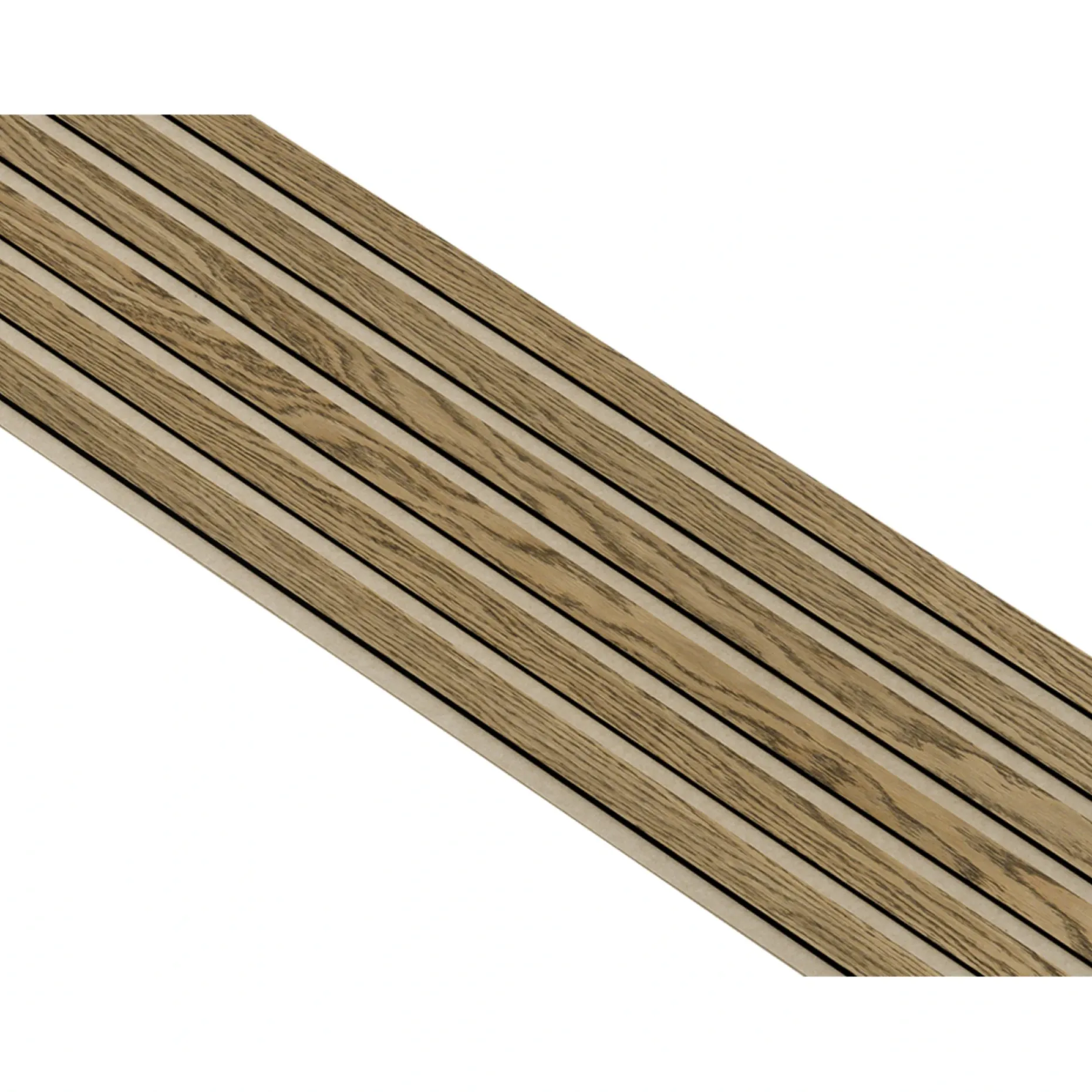 I-WOOD AKUSTIKPANEL EG MØRKEBRUN OLIE 17 X 300 X 2400 MM