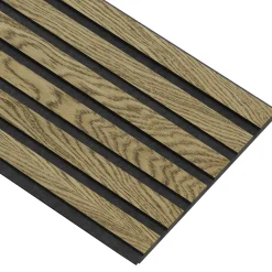 I-WOOD AKUSTIKPANEL EG MØRKEBRUN OLIE 17 X 300 X 2400 MM