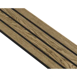I-WOOD AKUSTIKPANEL EG MØRKEBRUN OLIE 16 X 300 X 2400 MM