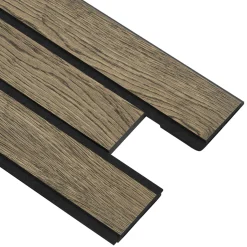 I-WOOD AKUSTIKPANEL EG SORT OLIE 17 X 300 X 2400 MM