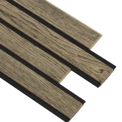 I-WOOD AKUSTIKPANEL EG SORT OLIE 16 X 300 X 2400 MM