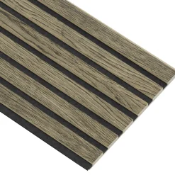 I-WOOD AKUSTIKPANEL EG SORT OLIE 16 X 300 X 2400 MM