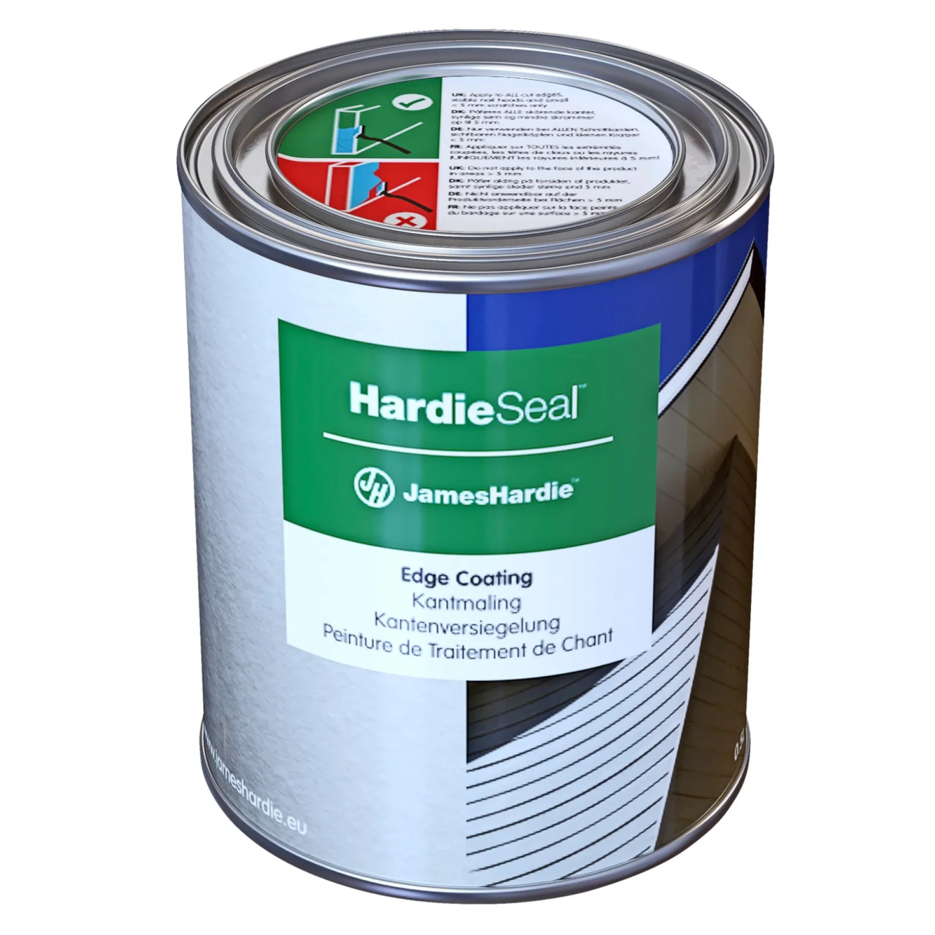 JAMES HARDIE KANTFORSEGLER HVID 0,5 L