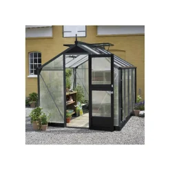 JULIANA COMPACT EKSKL. SOKKEL DRIVHUS 10 MM POLY ANTRACIT 8,2 M2