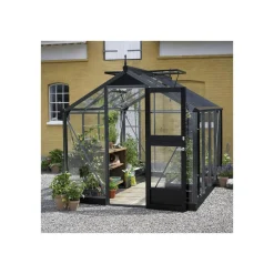 JULIANA COMPACT EKSKL. SOKKEL DRIVHUS 3 MM HÆRDET GLAS HELE BANER ANTR. 8,2 M2