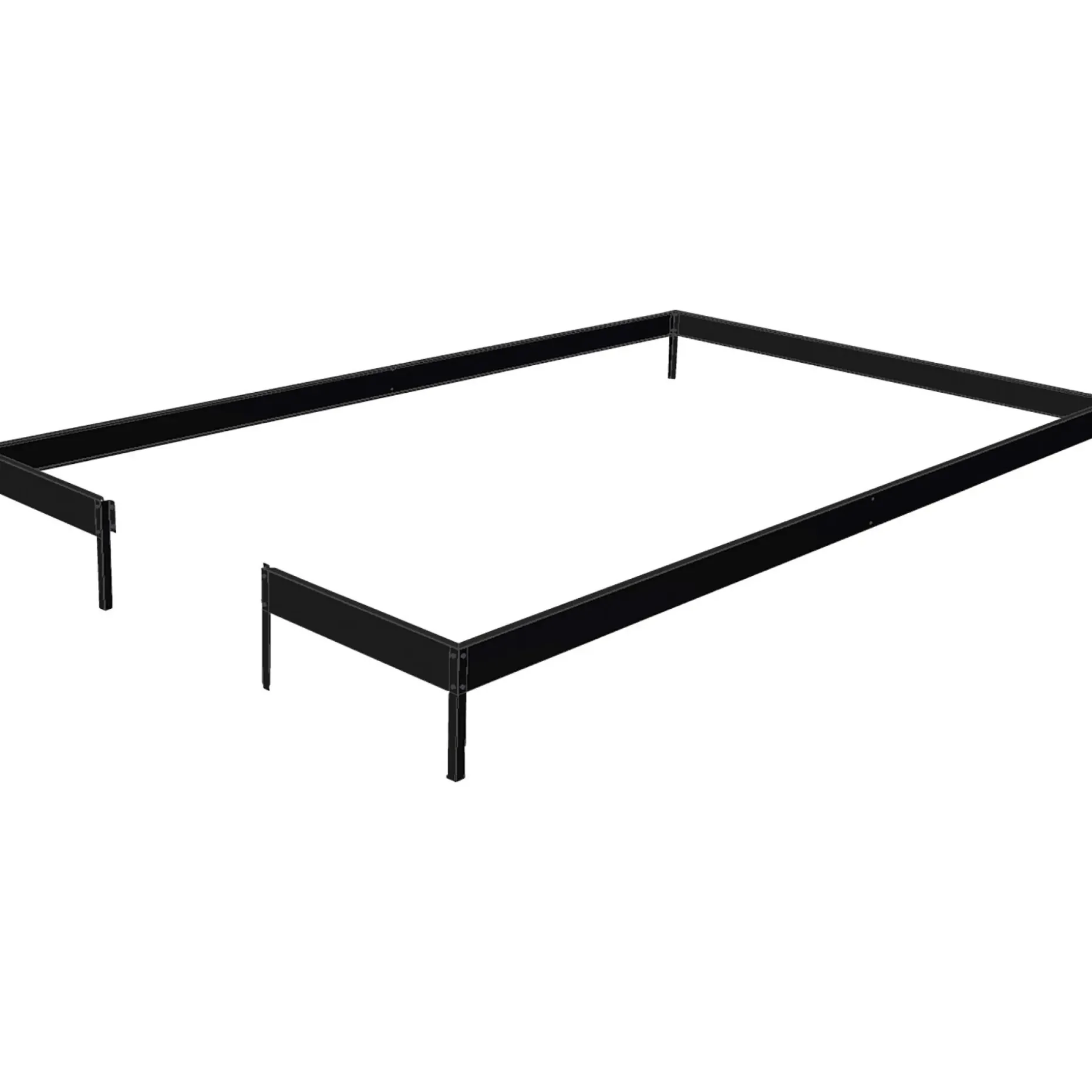JULIANA COMPACT STÅLFUNDAMENT SORT 5 M²