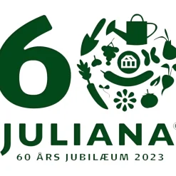 JULIANA JUBII 60 EKSKL. SOKKEL DRIVHUS 3 MM HÆRDET GLAS HELE BANER SORT 15,1 M2