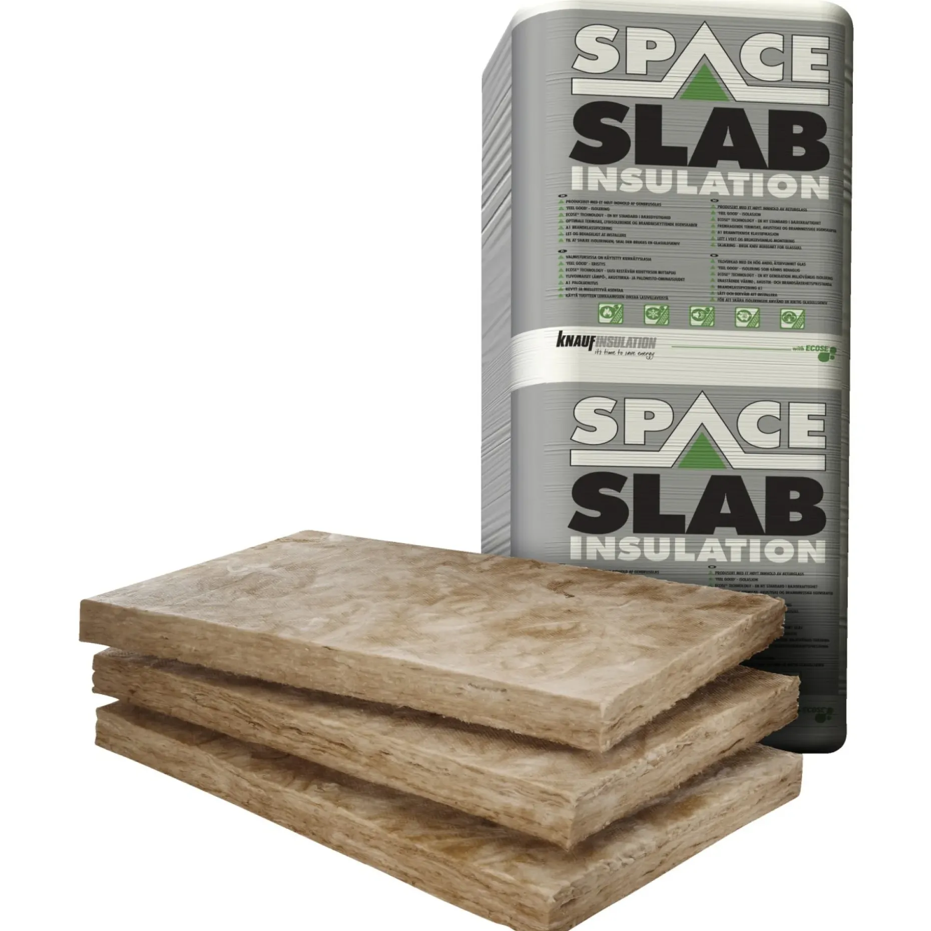 KNAUF INSULATION SPACE FORMSTYKKE BYGNINGSISOLERING 95 X 560 X 980 MM