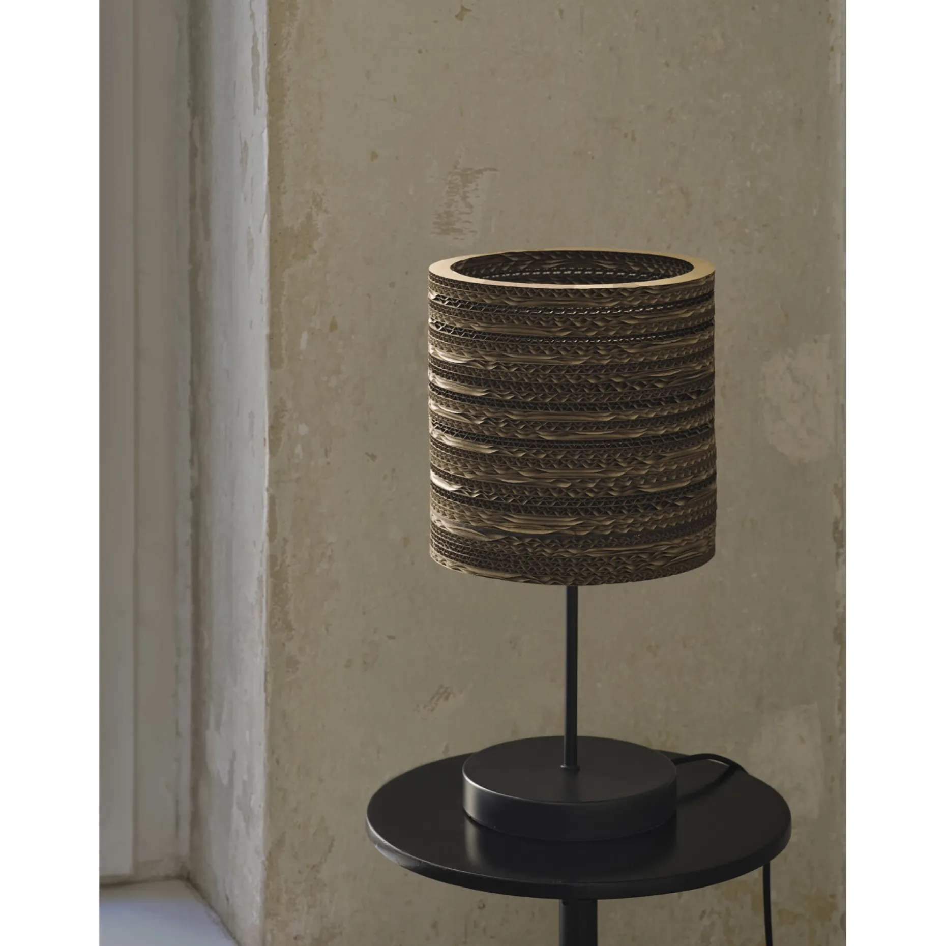 LEDVANCE DECOR CARDBOARD BORDLAMPE BRUN 25,8 CM