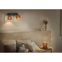 LEDVANCE DECOR CLAY BORDLAMPE BRUN 28,3 CM