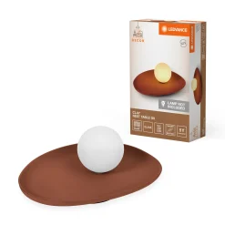 LEDVANCE DECOR CLAY BORDLAMPE BRUN 50,3 CM