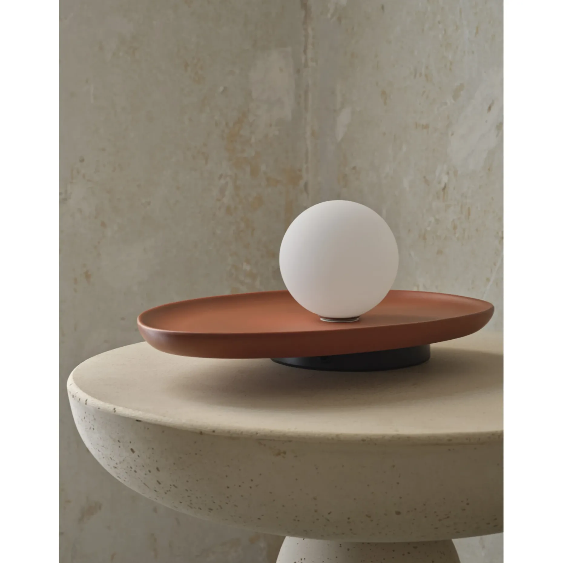 LEDVANCE DECOR CLAY BORDLAMPE BRUN 50,3 CM