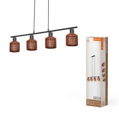 LEDVANCE DECOR CLAY PENDEL BRUN 23,6 CM