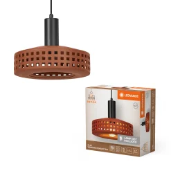 LEDVANCE DECOR CLAY PENDEL BRUN 30,2 CM