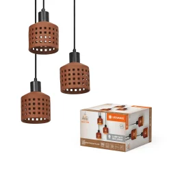 LEDVANCE DECOR CLAY PENDEL BRUN 32,8 CM
