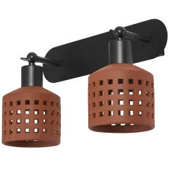 LEDVANCE DECOR CLAY VÆGLAMPE BRUN
