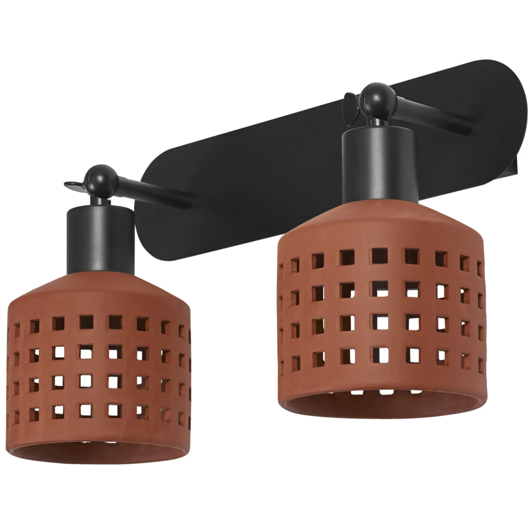 LEDVANCE DECOR CLAY VÆGLAMPE BRUN