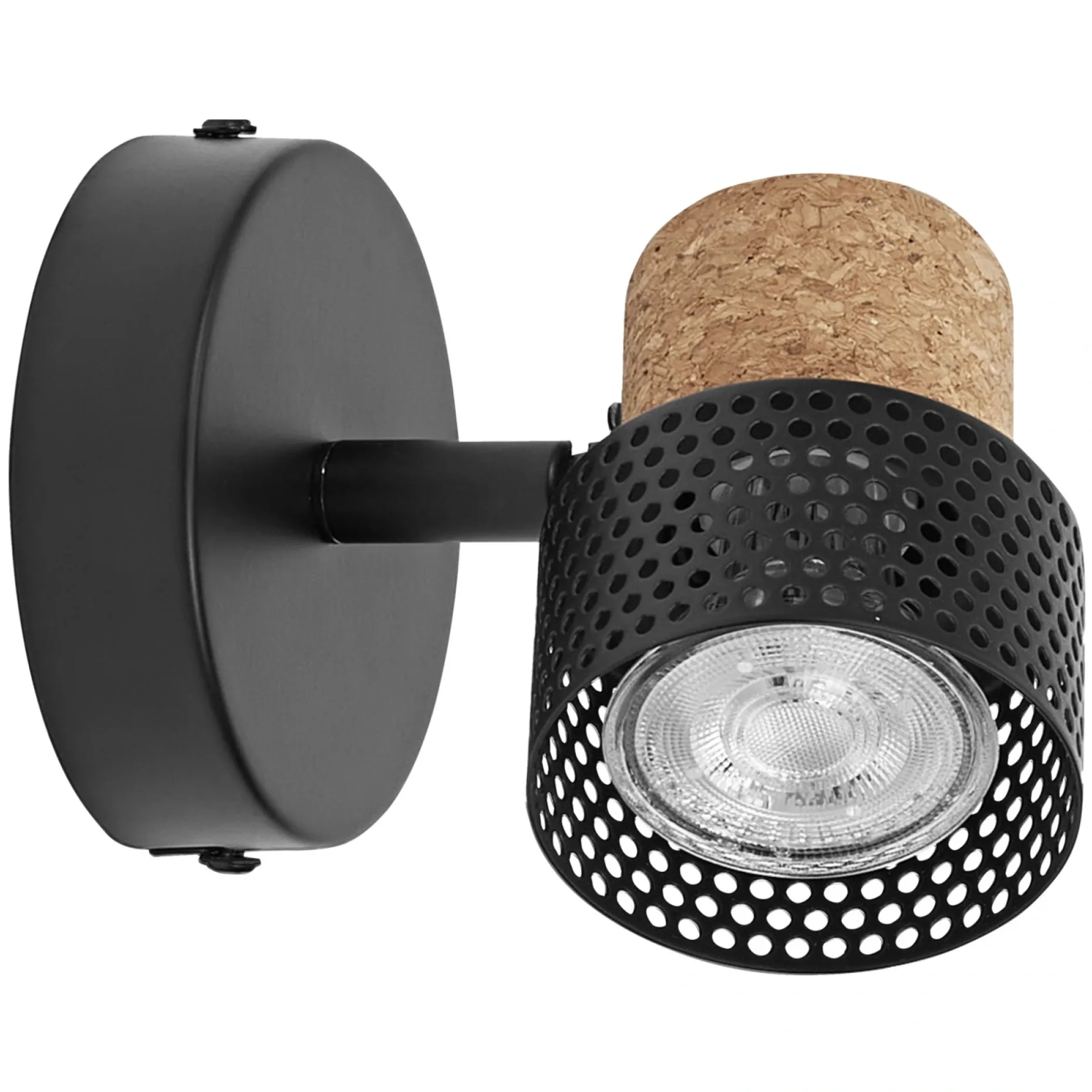 LEDVANCE DECOR CORK SPOTLAMPE SORT GU10 3,4W