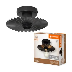 LEDVANCE DECOR PLISSEE LOFTLAMPE MØRK GRØN 21,3 CM