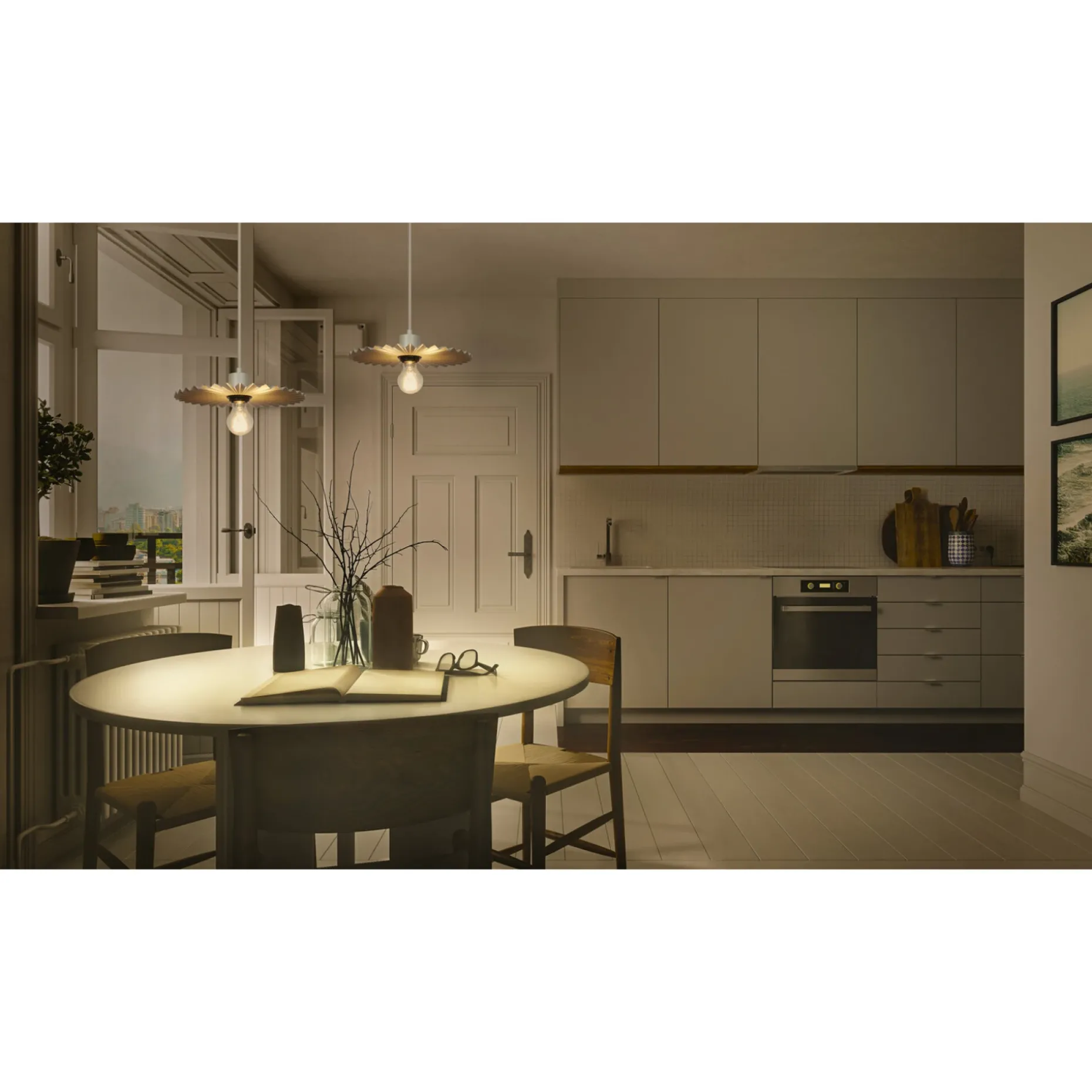 LEDVANCE DECOR PLISSEE PENDEL BEIGE 30,8 CM