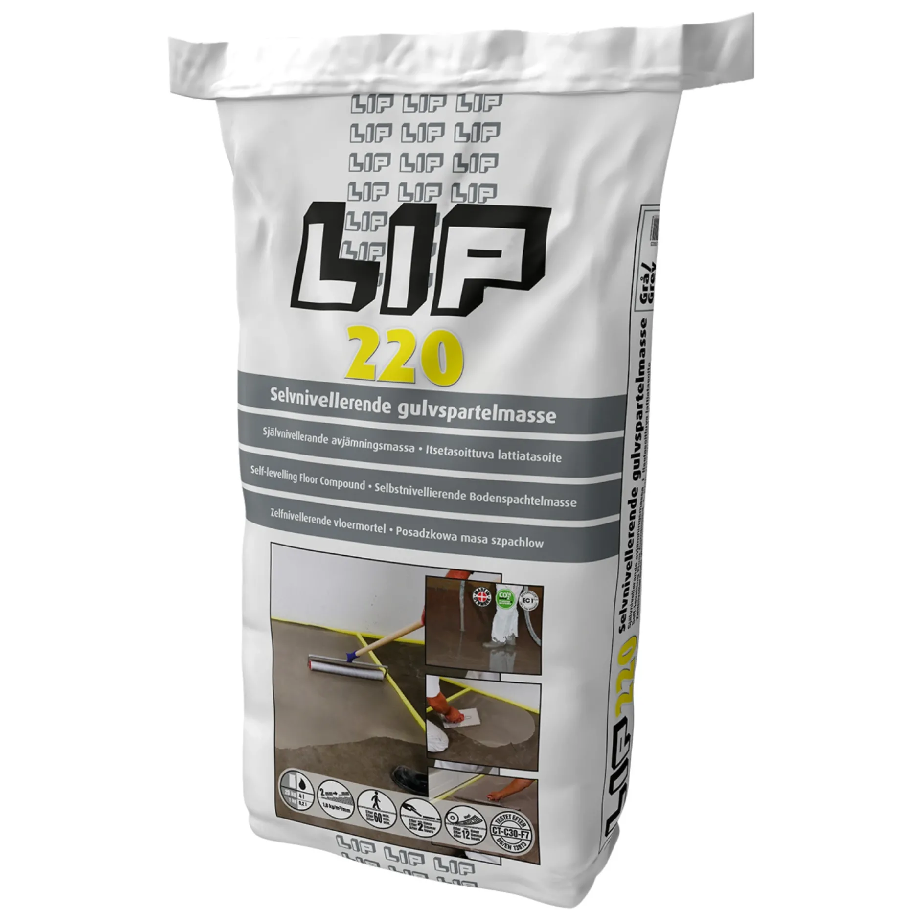 LIP 220 GULVSPARTELMASSE 20 KG