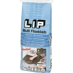 LIP MULTI FLISEKLÆB 5 KG GRÅ