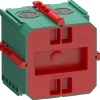LK FUGA AIR 1 MODUL INDMURINGSDÅSE GRØN 1 M IP40 VINDTÆT