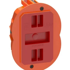 LK FUGA AIR SLIM 1 1/2 MODUL FORFRADÅSE MØRK ORANGE 1 1/2 M IP40 VINDTÆT