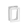 LK FUGA SOFT 63 RAMME INKL. TEKNISK RAMME HVID 1 1/2 MODUL