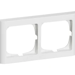 LK FUGA SOFTLINE 63 RAMME HVID 2 X 1 MODUL VANDRET