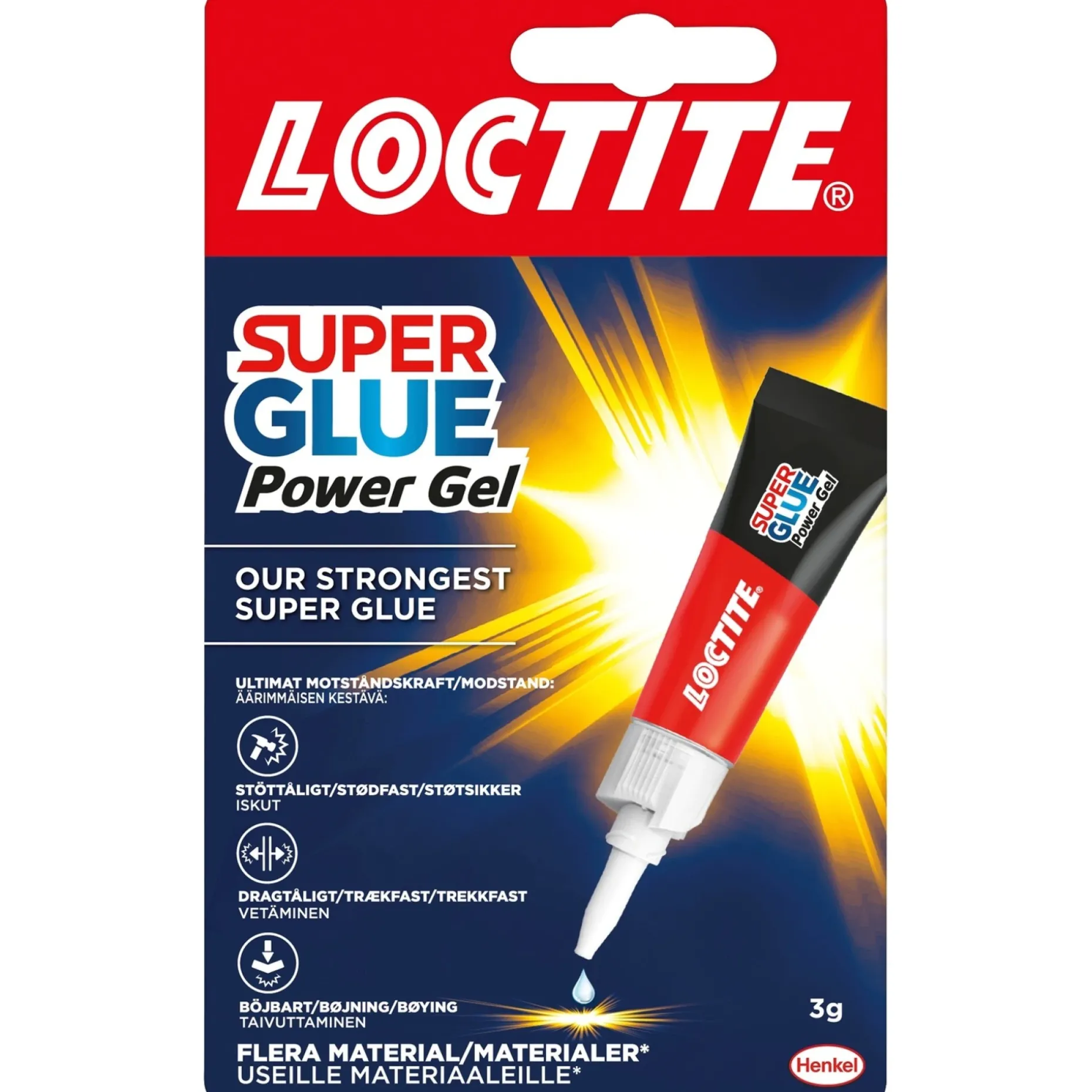 LOCTITE POWER GEL SEKUNDLIM 3 G