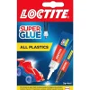 LOCTITE SUPER GLUE ALL PLASTICS SUPERLIM 2 G + 4 ML