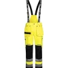 LYNGSØE FOX 9083-53/07 HÅNDVÆRKER REGNBUKS HI-VIZ L GUL/SORT