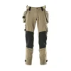 MASCOT ADVANCED 17031 BUKS MED KNÆ- OG HÆNGELOMMER 82C58 LYS KHAKI
