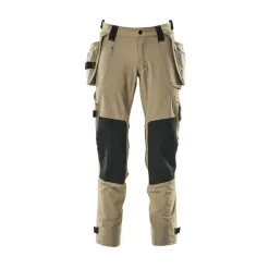 MASCOT ADVANCED 17031 BUKS MED KNÆ- OG HÆNGELOMMER 82C58 LYS KHAKI