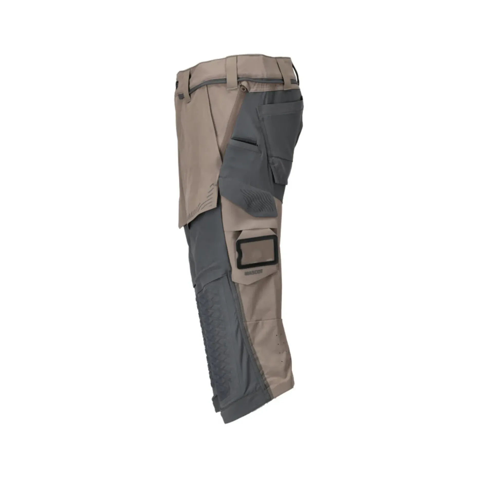 MASCOT CUSTOMIZED 22249 KNICKERS MED KNÆLOMMER C58 MØRK SAND/STENGRÅ