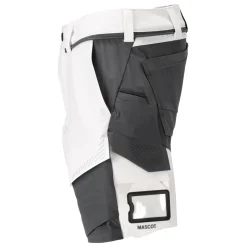 MASCOT CUSTOMIZED 22149 SHORTS 24C64 HVID/STENGRÅ