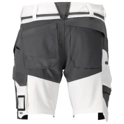 MASCOT CUSTOMIZED 22149 SHORTS 24C64 HVID/STENGRÅ
