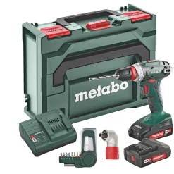 METABO BS 18 QUICK BORE-/SKRUEMASKINE AKKU MED BATTERI OG LADER