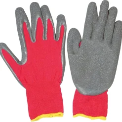 MILLARCO FINGERCOATED ARBEJDSHANDSKE 9 RØD/SORT 1 STK
