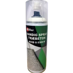MILLER TRÆBETON REPARATIONSMALING 400 ML HVID
