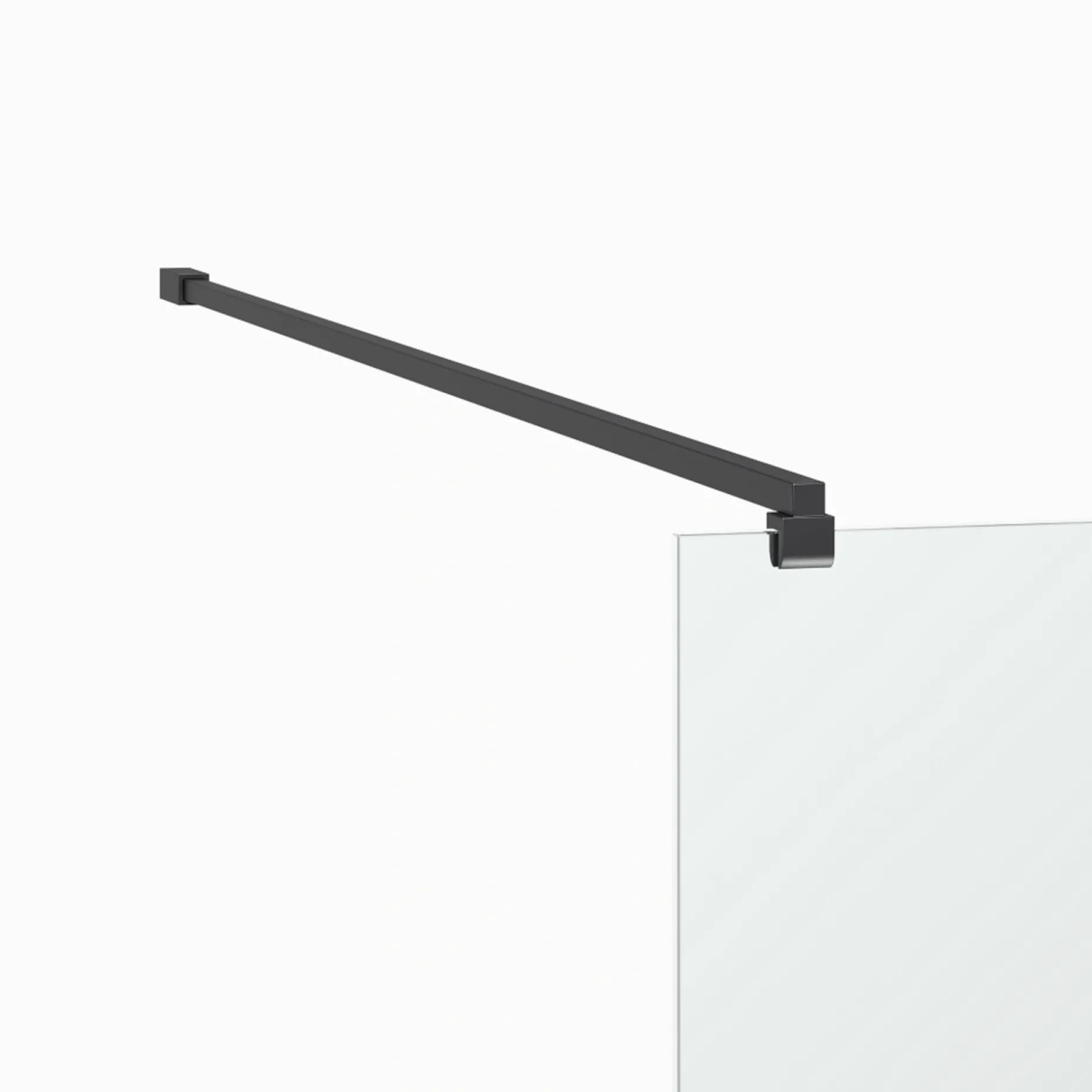 MILOBAD SORT FORHÆNGSSTANG 110 CM