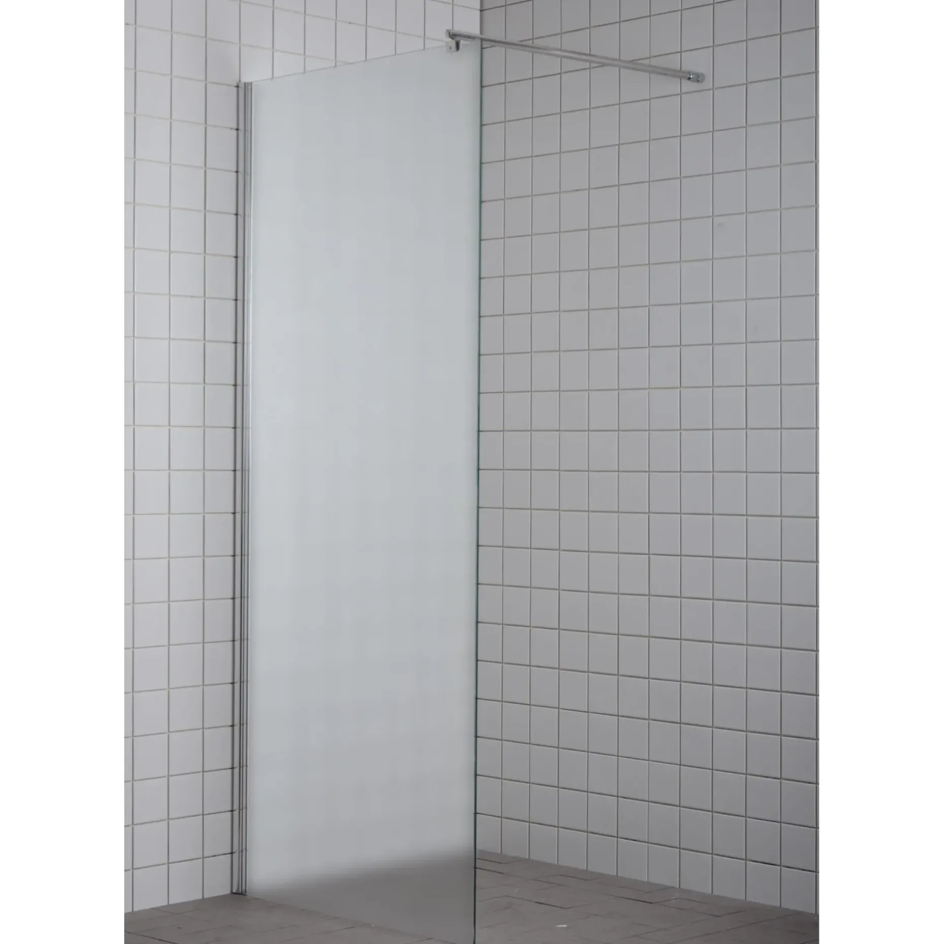MILOBAD 70X190 BRUSEVÆG FROSTED 70 CM