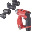 MILWAUKEE M12 FDDXKIT-202X BORE-/SKRUEMASKINE AKKU MED BATTERI OG LADER
